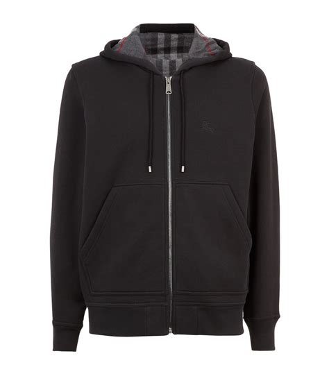 burberry jacket men zipper pocket|black Burberry hoodie.